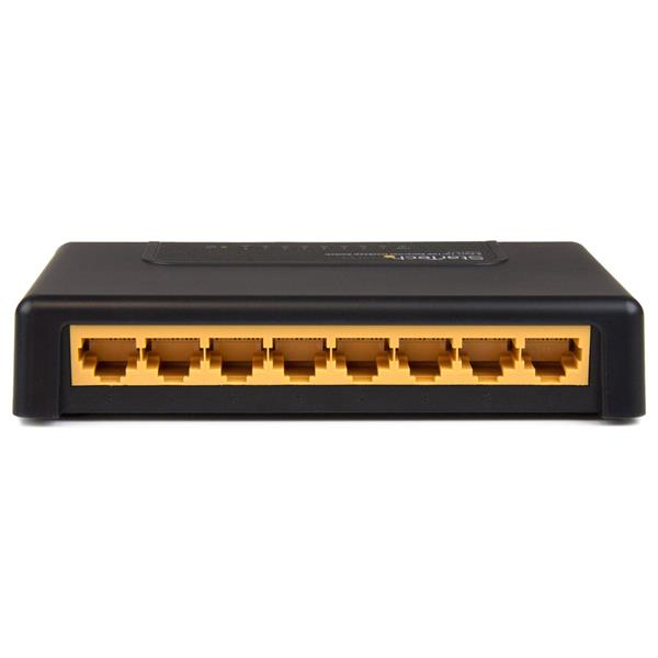 StarTech.com 8 Port Fast Ethernet Switch - 10/100 Desktop Wall Mount Network Switch – image 3