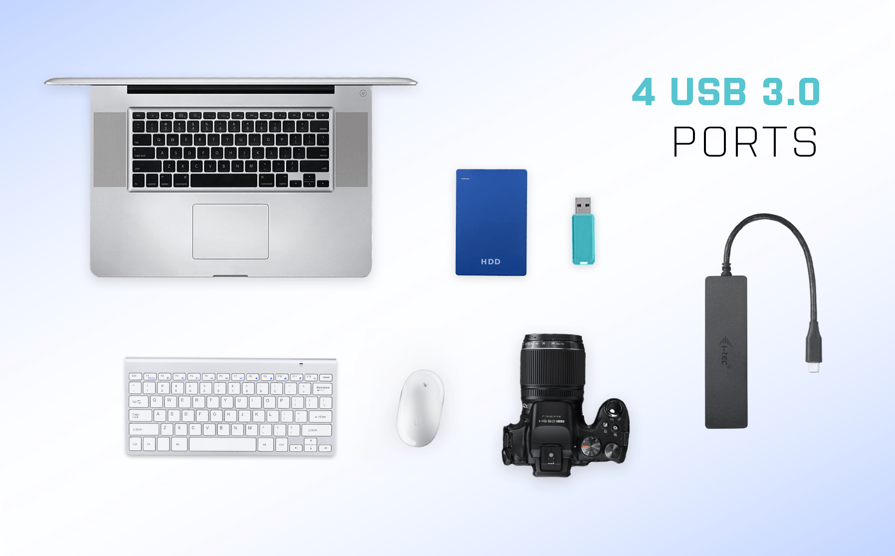 i-tec Advance USB-C Slim Passive HUB 4 Port – image 9