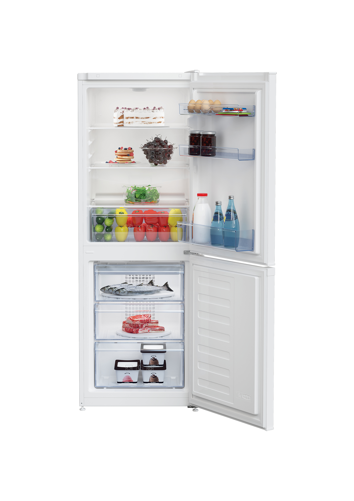 Beko CCFM3552W Freestanding Frost Free Fridge Freezer with Freezer Guard – image 2