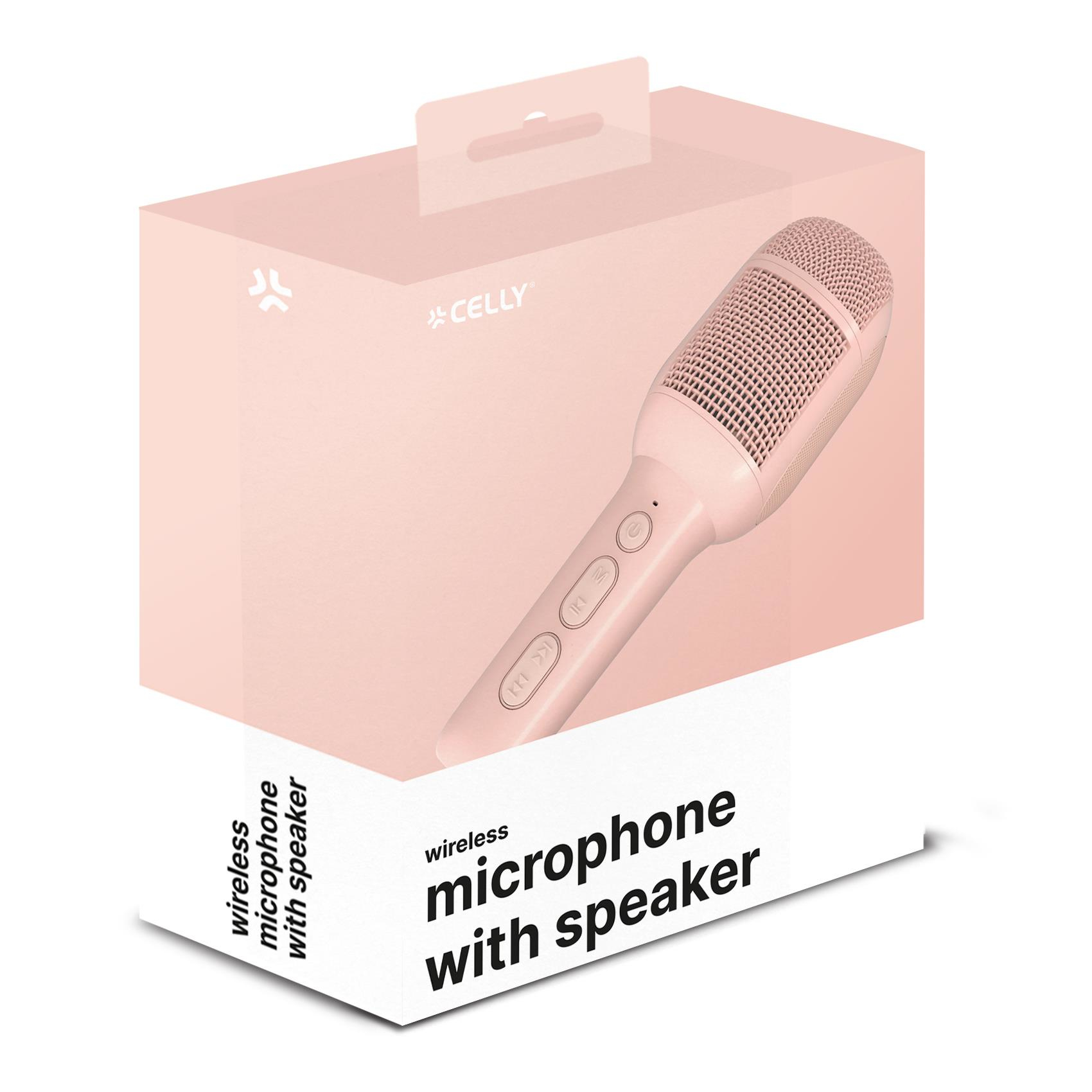 Celly KIDSFESTIVAL2PK microphone Pink Karaoke microphone – image 3