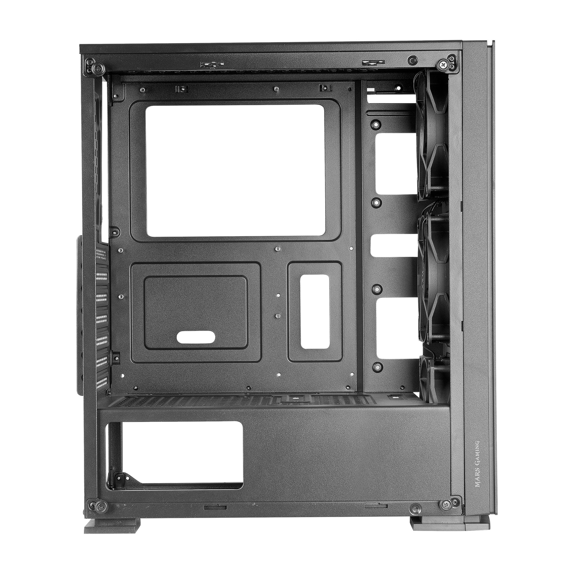Mars Gaming MC320 PC Case ATX Front Mesh Style 3xFRGB fan Black – image 6
