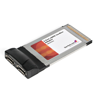 StarTech.com 2 Port eSATA Cardbus PC Card Adapter