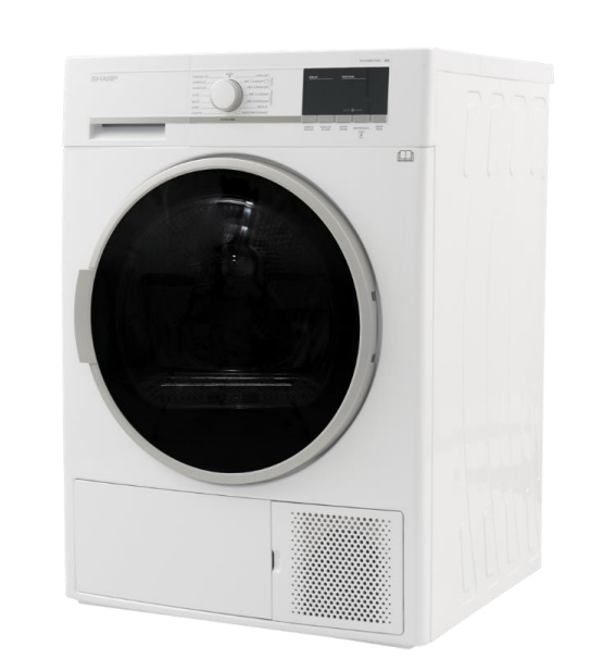Sharp KD-GHB8S7GW2 tumble dryer Freestanding Front-load – image 1