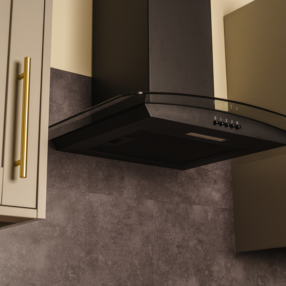CDA SCCV60BL cooker hood Wall-mounted Black 277.9 m³/h – image 5