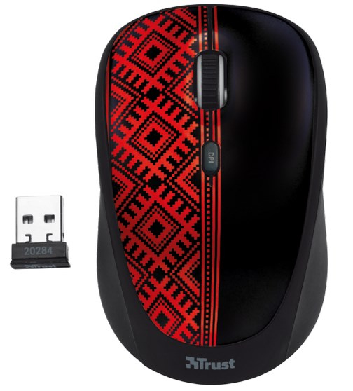 Trust 20284 mouse Travel Ambidextrous RF Wireless Optical 1600 DPI – image 2