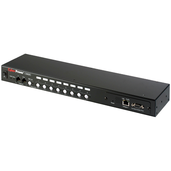 CyberPower CSW8RU power distribution unit (PDU) 1U Black