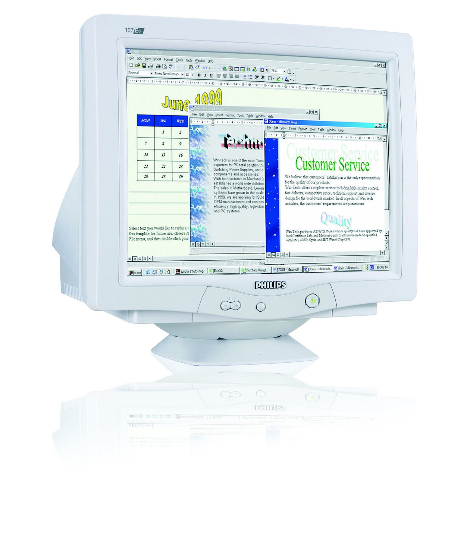 Philips 107E61/77 monitor CRT