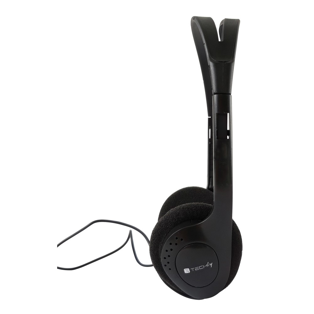 Techly ICC-SH-481TY headphones/headset Wired Head-band Music Black – image 3