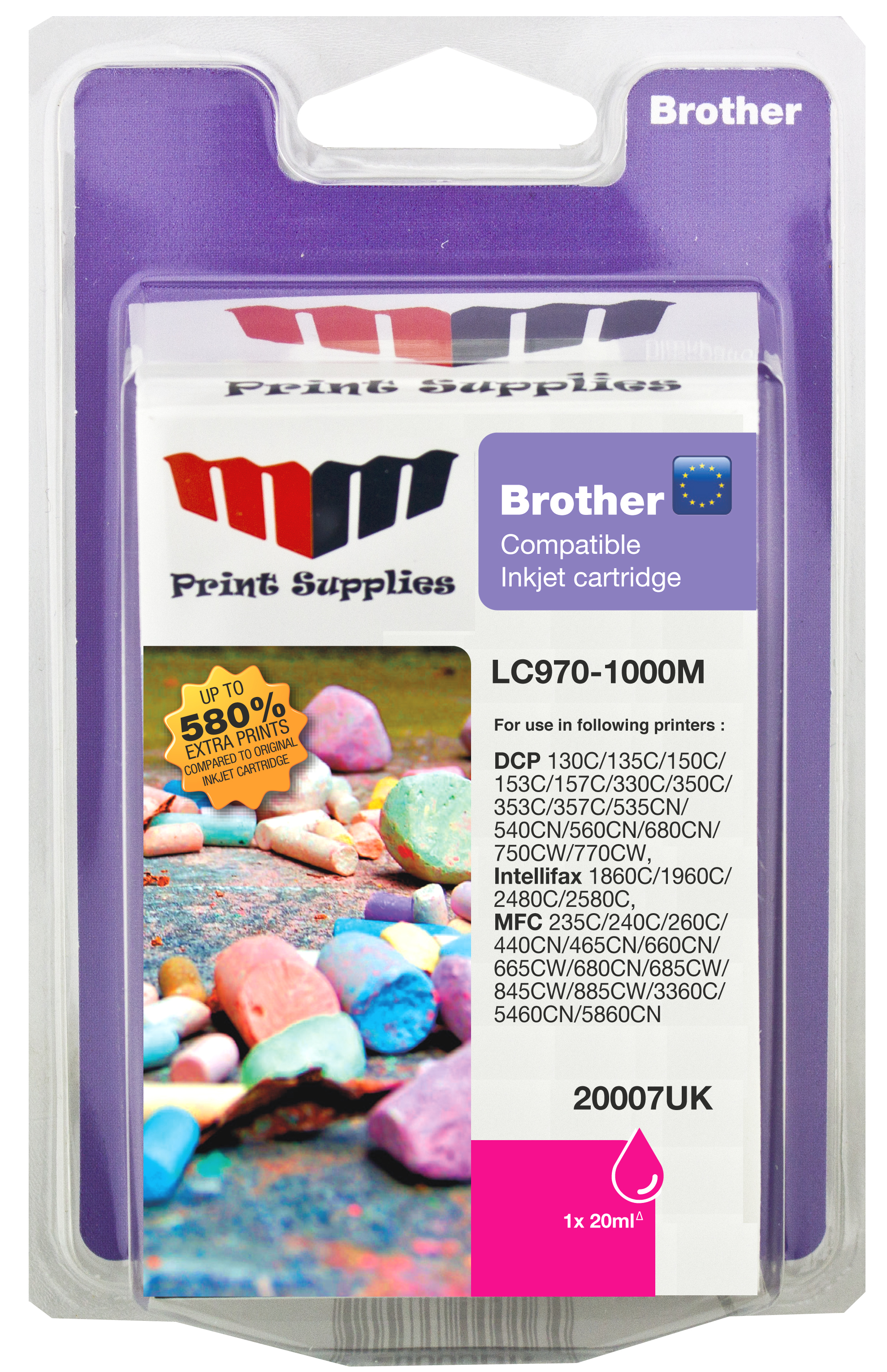MM 20007UK ink cartridge 1 pc(s) High (XL) Yield Magenta