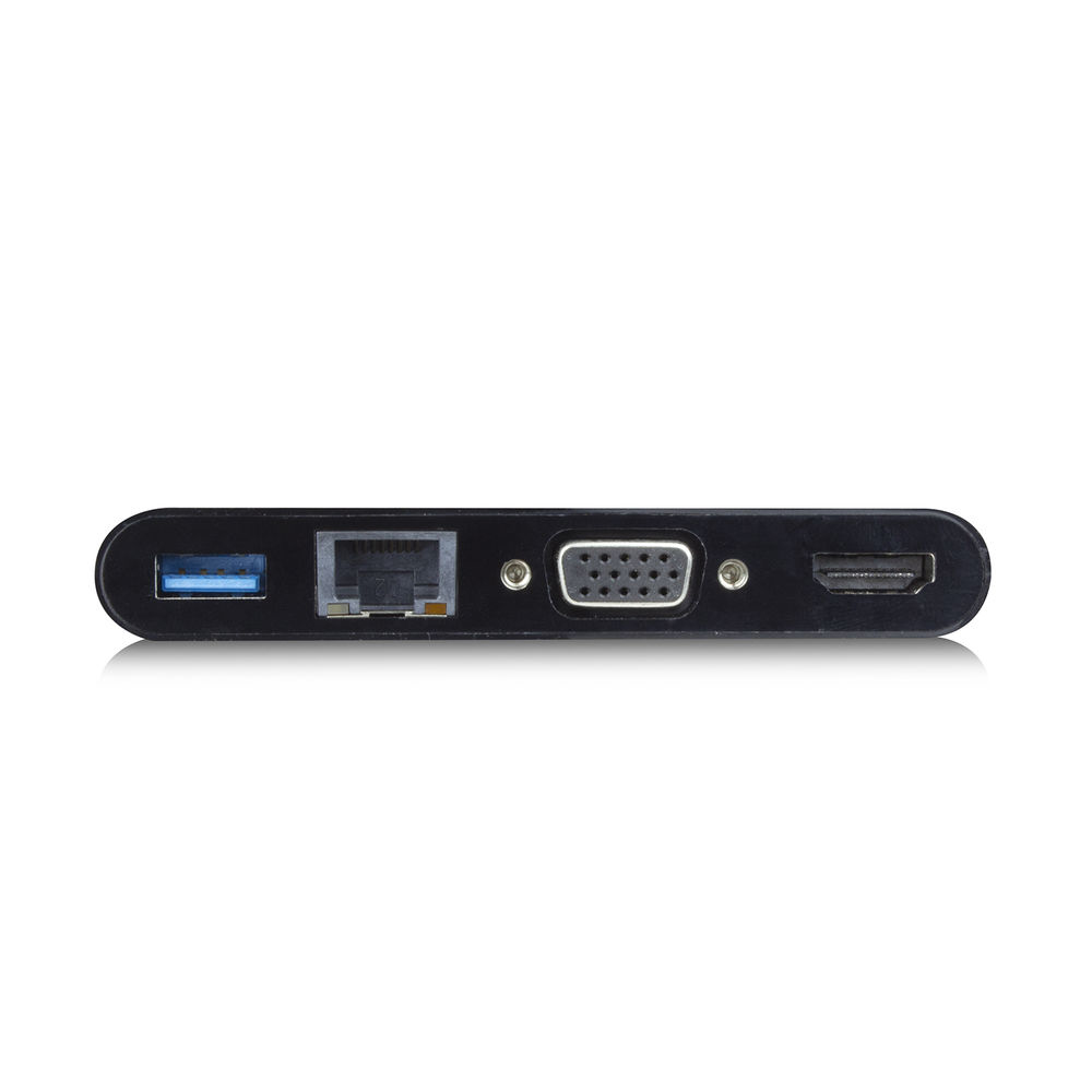 ACT USB-C docking station 4K, for 1 HDMI or VGA monitor, ethernet, USB hub – image 2