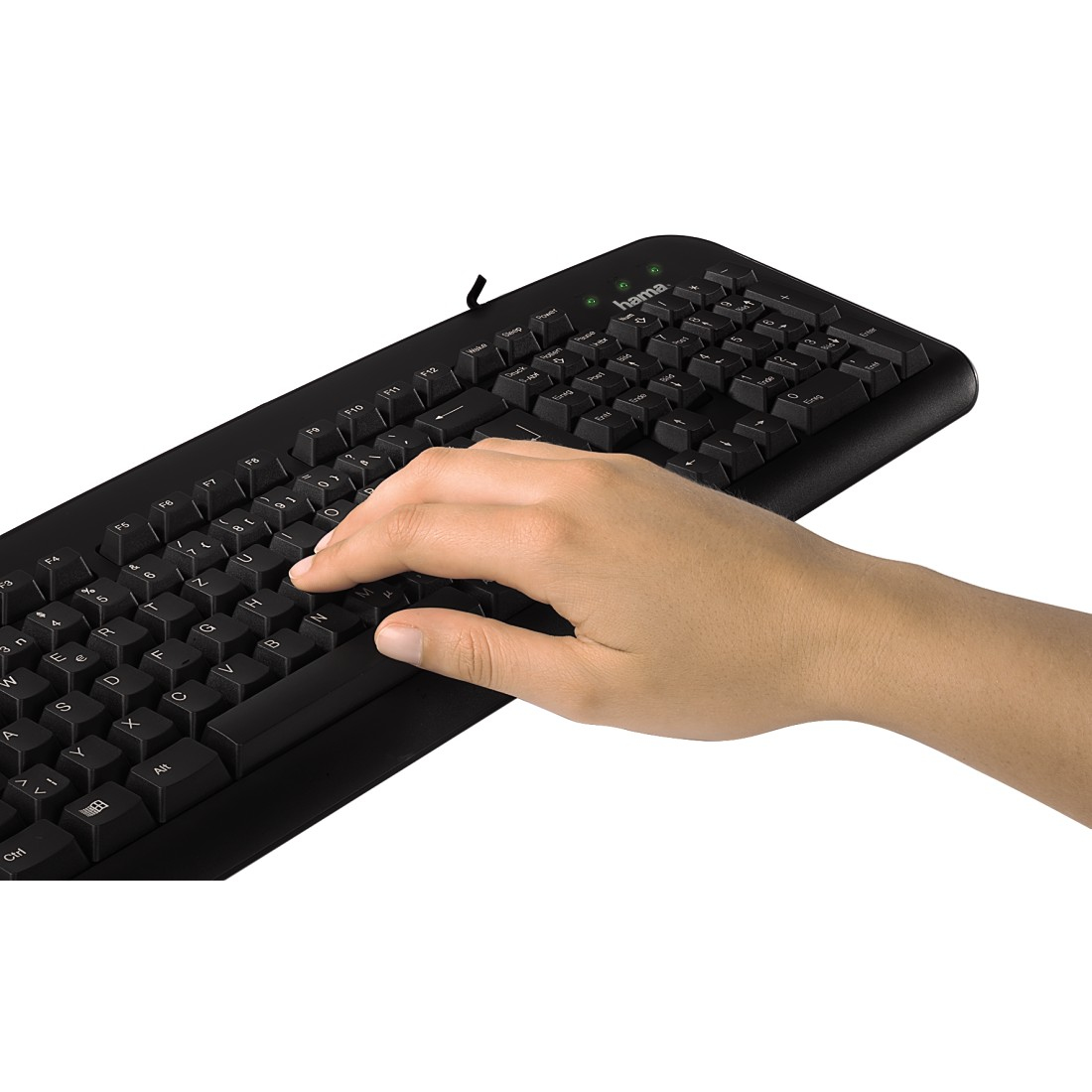 Hama 73057209 keyboard USB QWERTY English Black – image 4