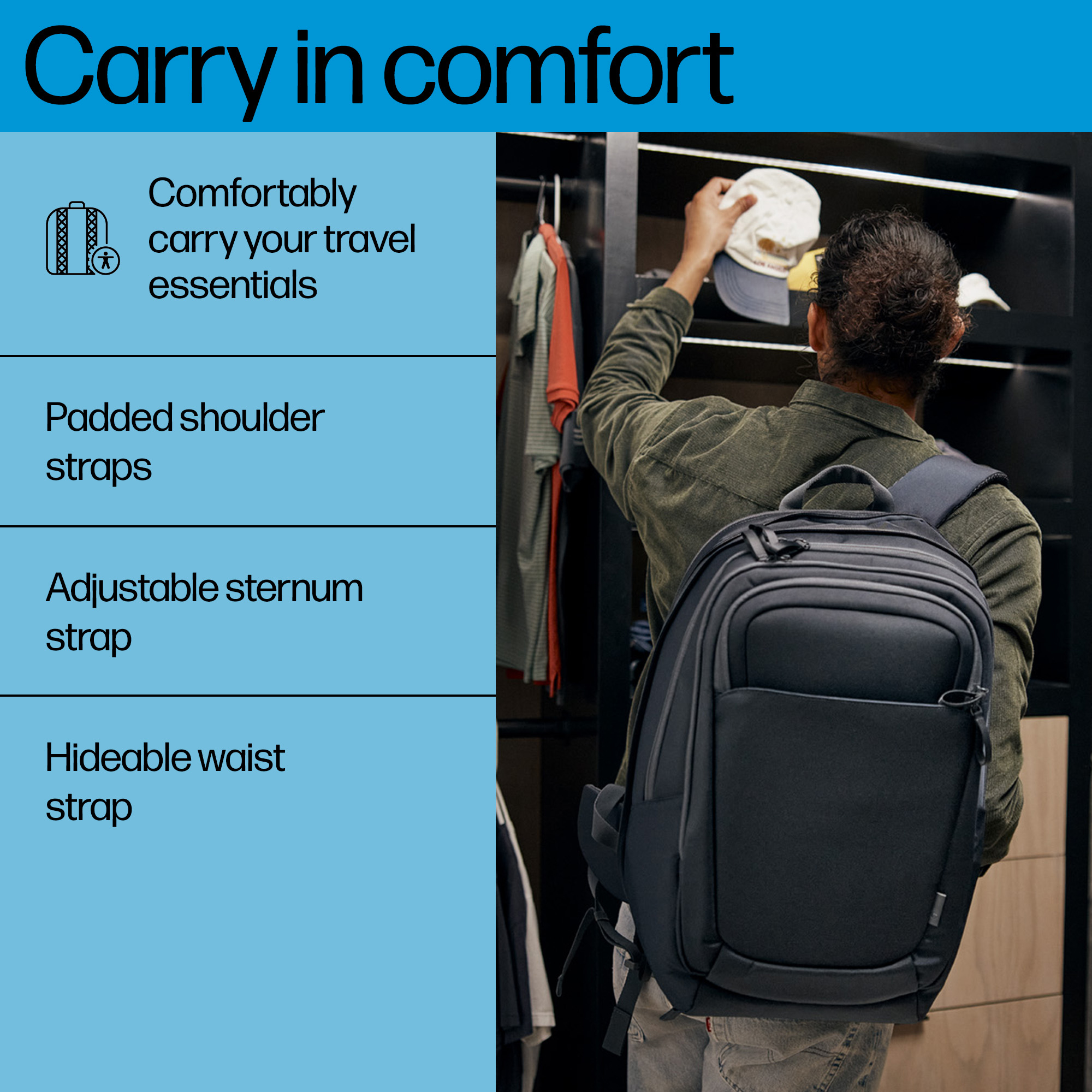 HP Travel Plus 30 Liter 17 Laptop Backpack – image 8