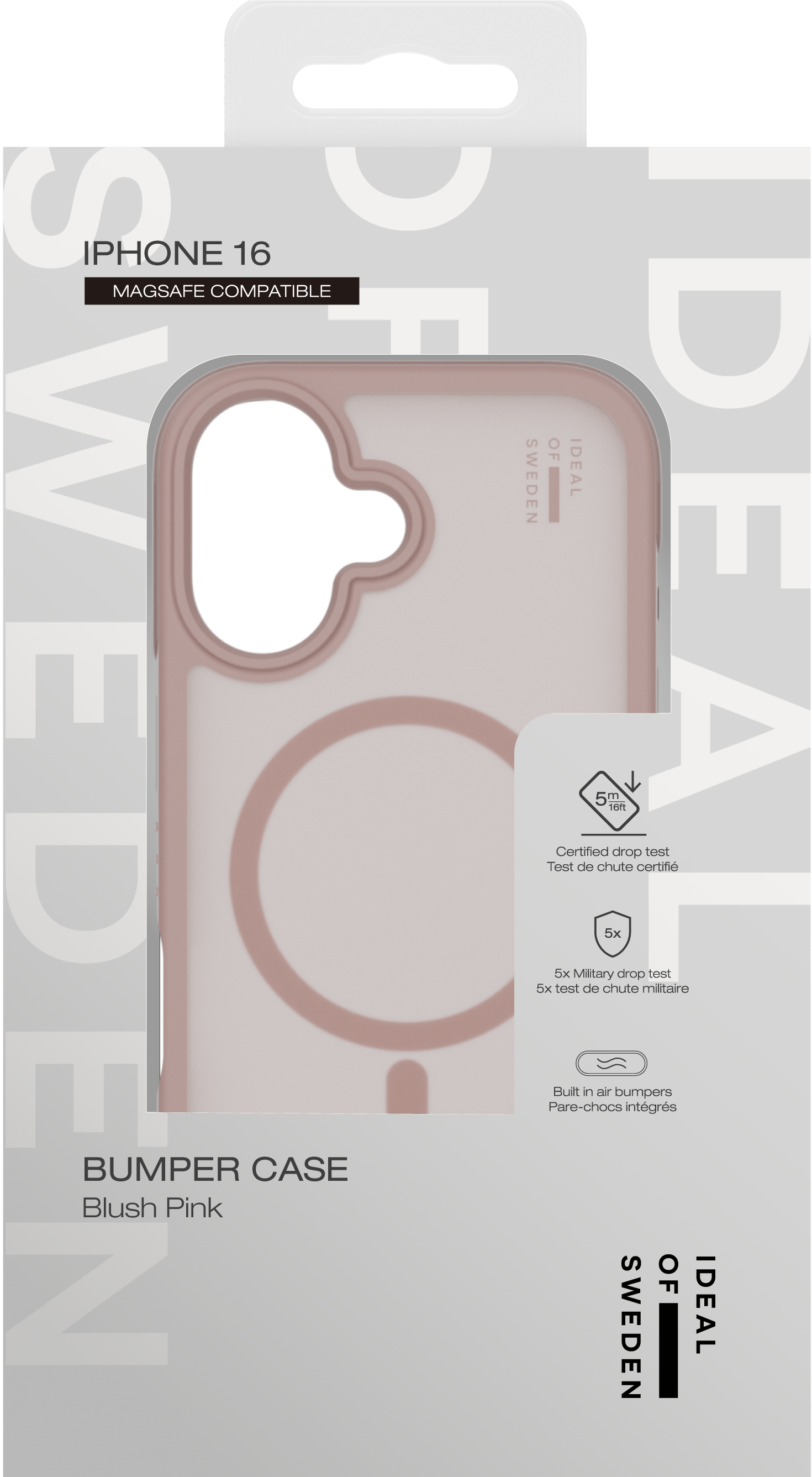 iDeal of Sweden Ideal Bumper Case MagSafe iPhone 16 Blush Pink – image 4