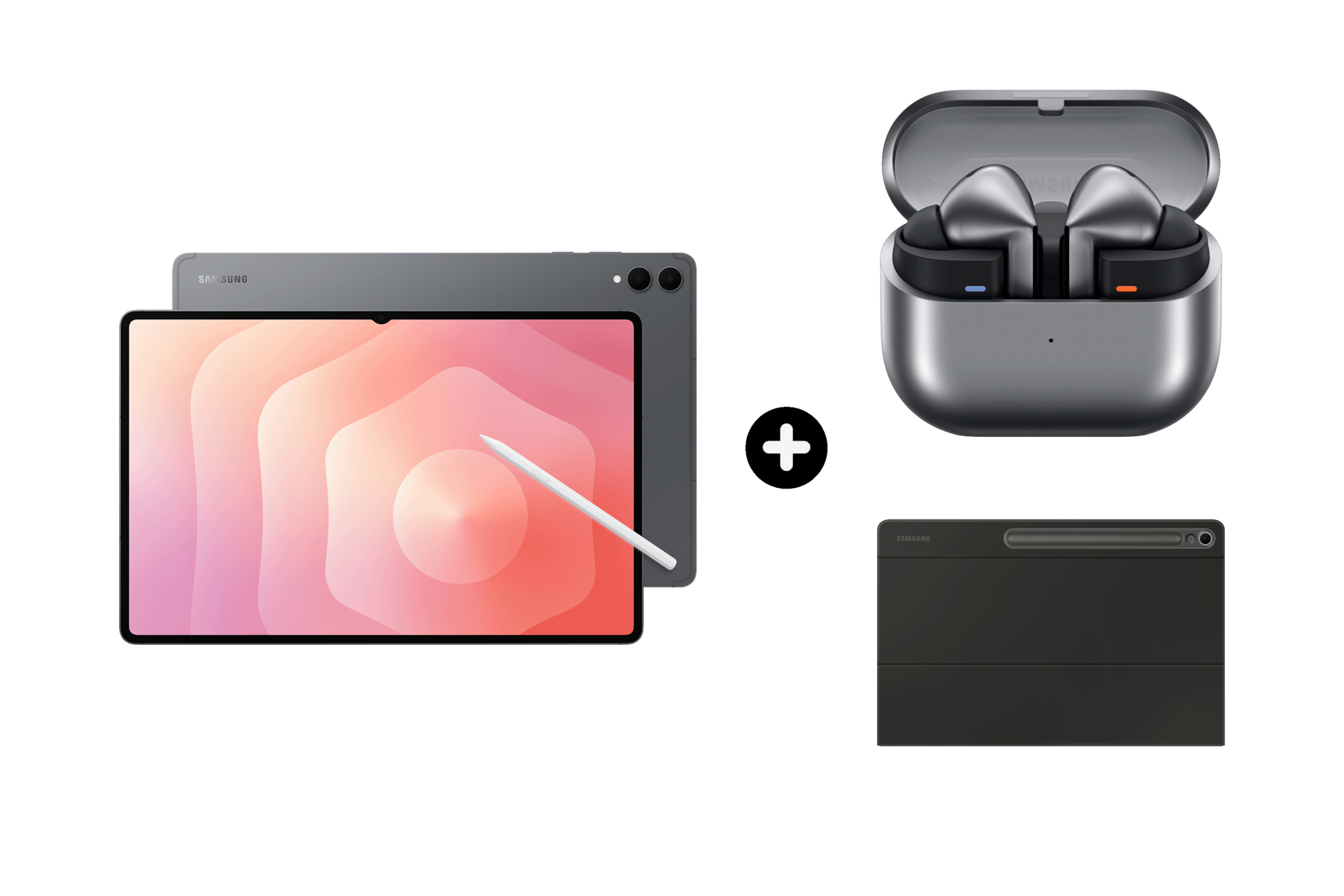 Samsung Galaxy Tab S11 Ultra (14.6") Essentials Bundle with Galaxy Buds3 Pro & Keyboard Cover