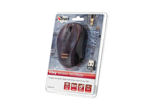 Trust Vivy Wireless Mini Mouse - Denim Jeans – image 3