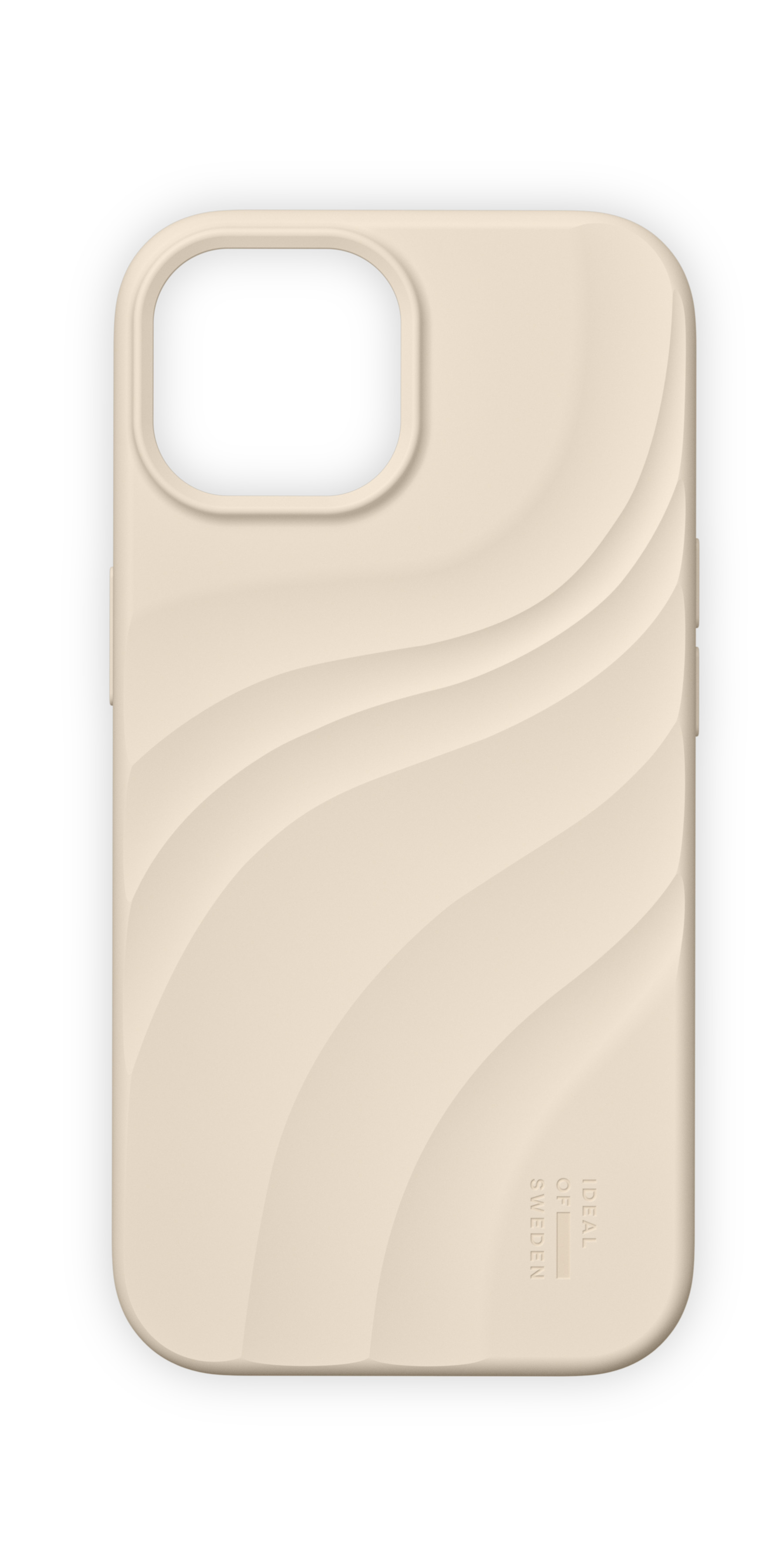 iDeal of Sweden Soft Swirl Silicone Case MagSafe iPhone 13 / 14 / 15 / 16e / 17e Cloud Dancer
