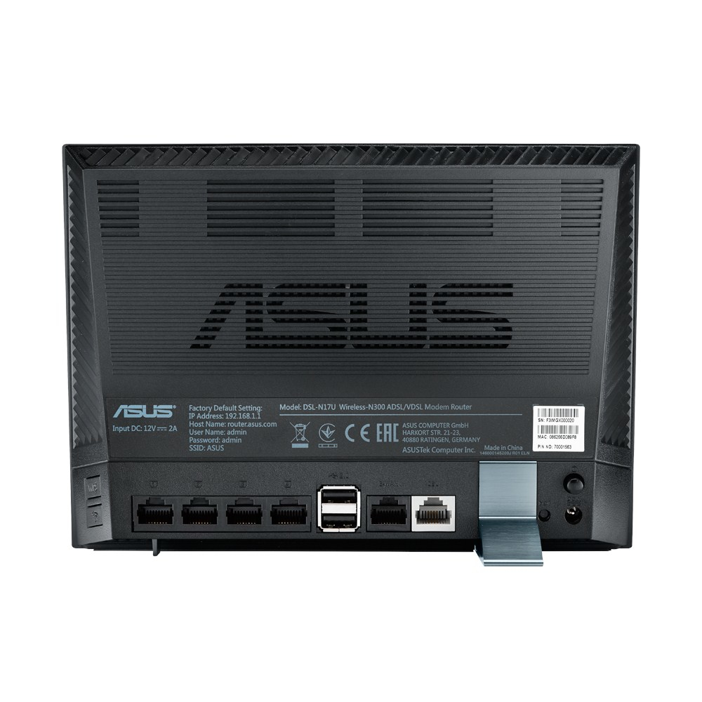 ASUS DSL-N17U wireless router Fast Ethernet Black – image 3
