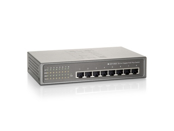 LevelOne 8-Port Gigabit PoE-Plus Switch, 61.6W – image 2