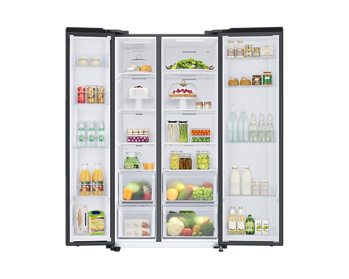 Samsung RS66A8100B1/EF side-by-side refrigerator Freestanding Graphite – image 7