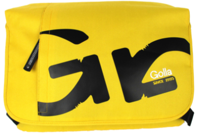 Golla Fanta 40.6 cm (16") Messenger case Black, Yellow – image 1