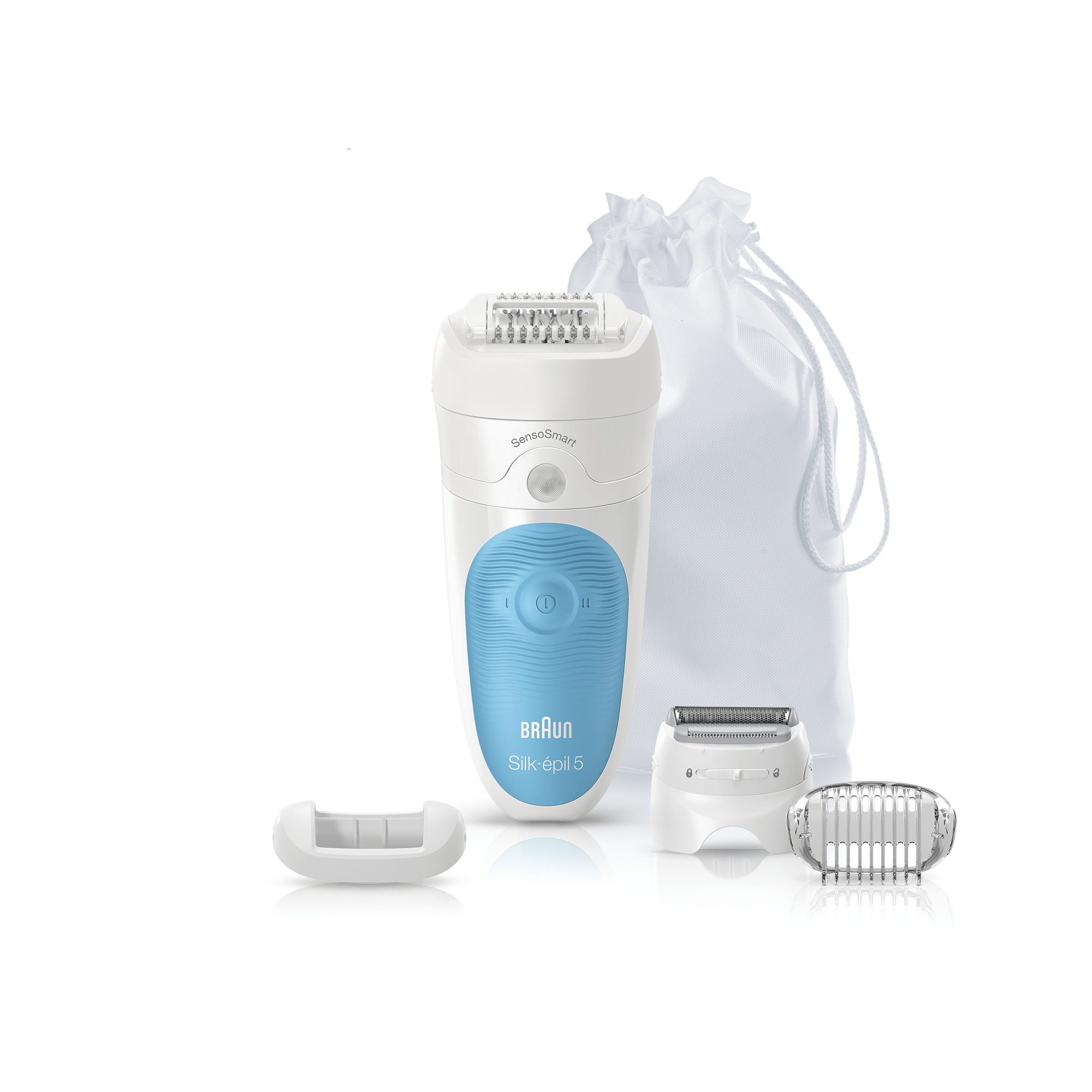 Braun Silk-épil 5 81646962 epilator 28 tweezers Blue, White – image 6