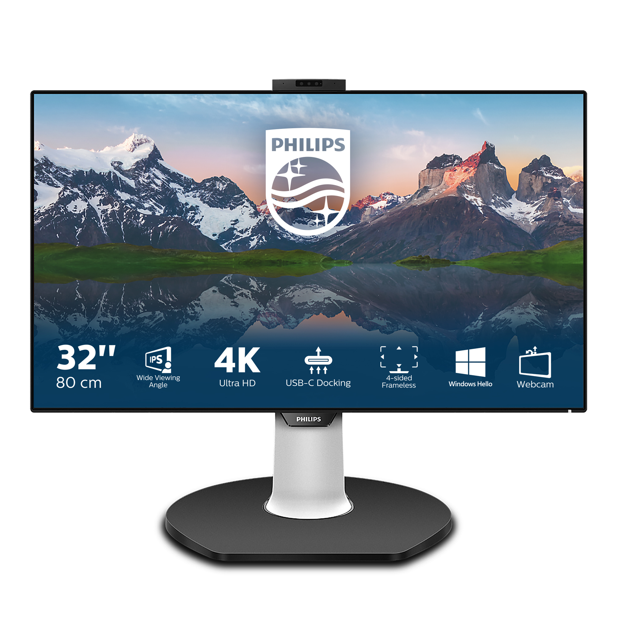 Philips P Line LCD monitor with USB-C Dock 329P9H/00 – image 2