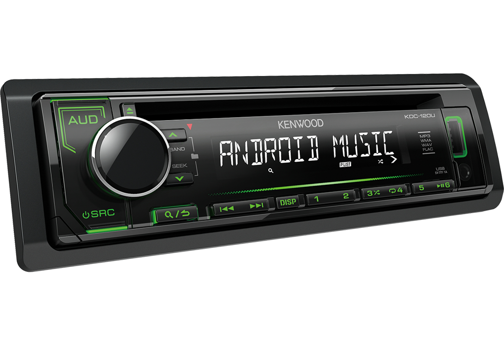 Kenwood KDC-120UG car media receiver Black, Chrome – image 2
