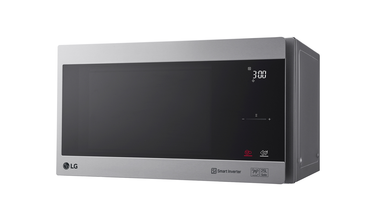 LG MS2595CIS microwave Silver, Stainless steel Solo microwave Countertop