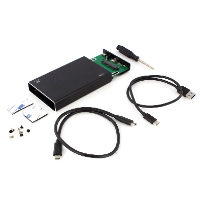 Ewent EW7070 caja para disco duro externo Carcasa de disco duro/SSD Negro 2.5"