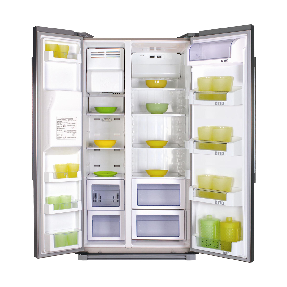 Haier HRF-661RSSAA side-by-side refrigerator Freestanding – image 2