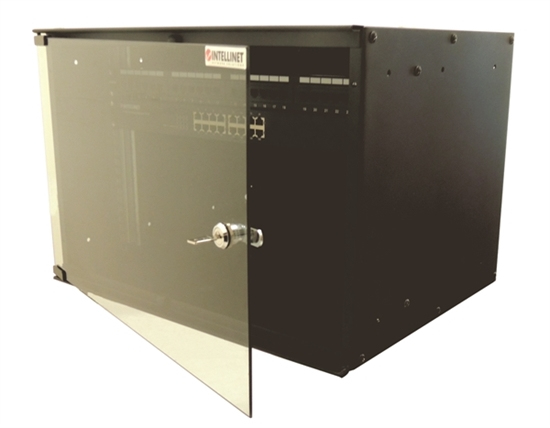 Intellinet 711609 rack cabinet 9U Wall mounted rack Black