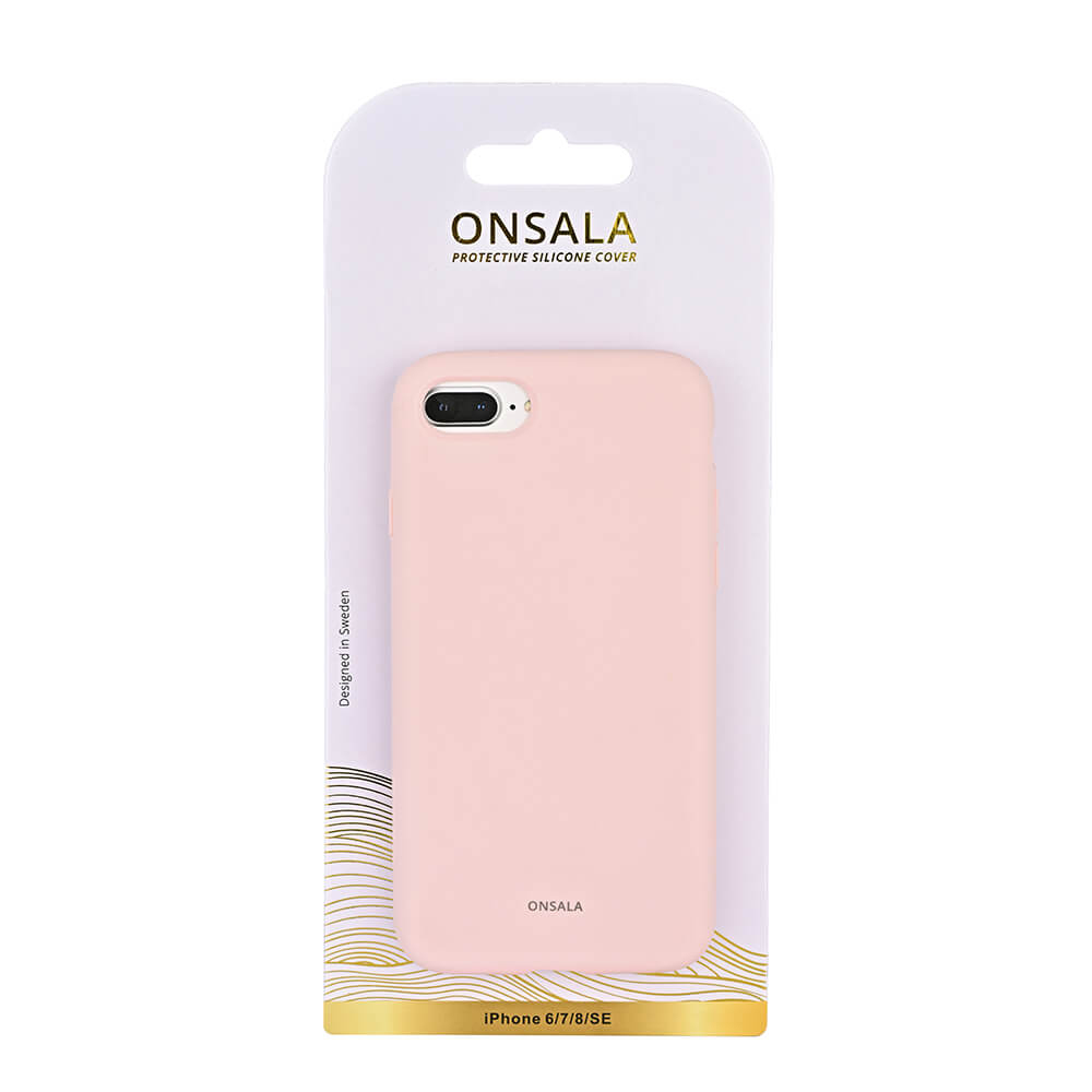 Onsala Phone Case Silicone Chalk Pink - iPhone 6/7/8/SE – image 2