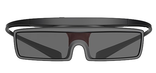 FPS3D06 stereoscopic 3D glasses Black