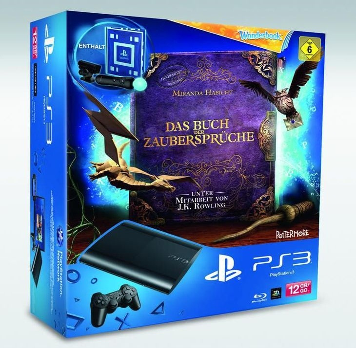 Sony Interactive Entertainment PS3 12GB Super Slim + Wonderbook + Move – image 1