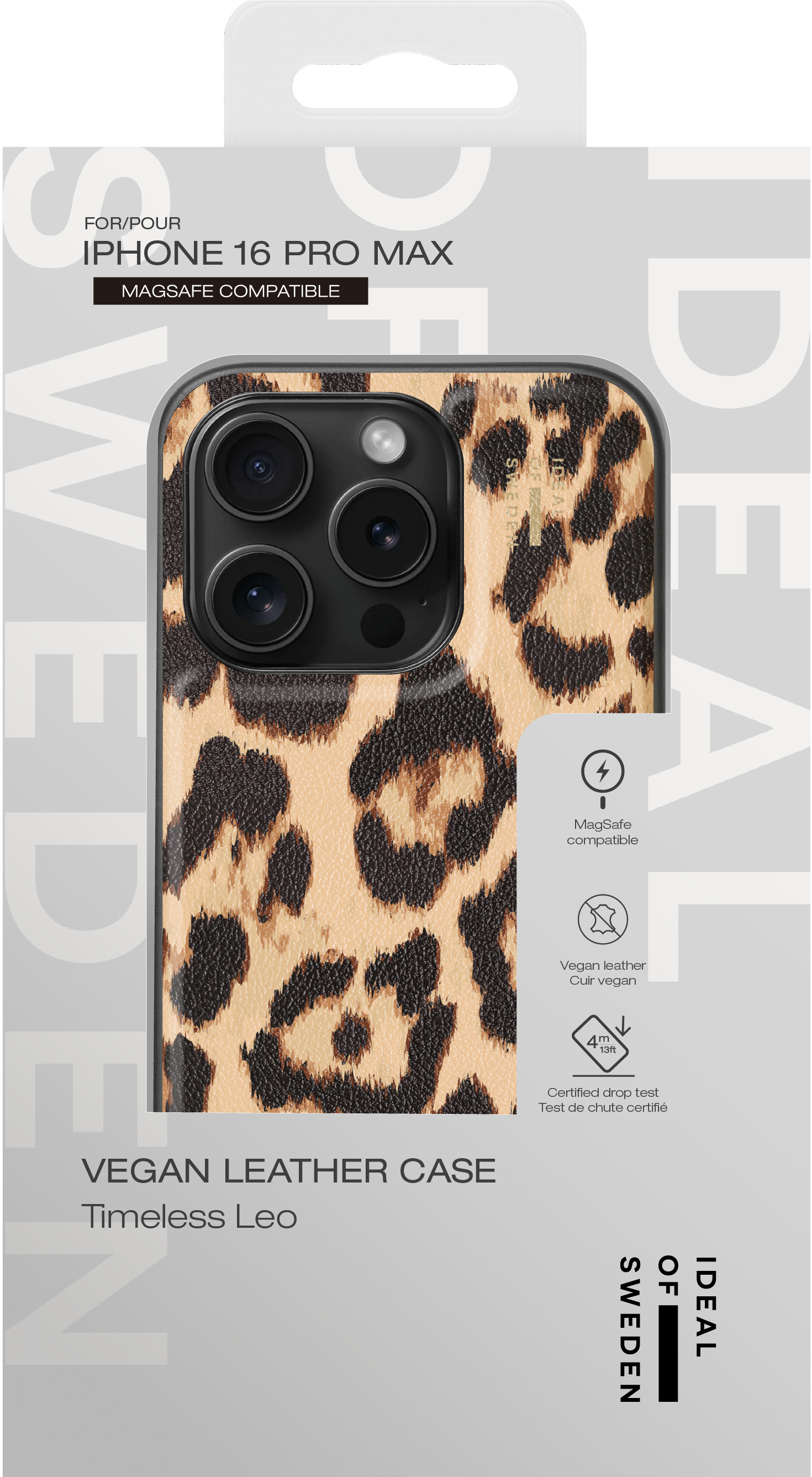 iDeal of Sweden Vegan Leather Case MagSafe iPhone 16 Pro Max Timeless Leo – image 4