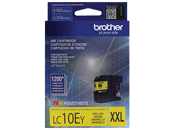 Brother LC10EY ink cartridge 1 pc(s) Original Extra (Super) High Yield Yellow – image 4