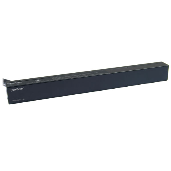 CyberPower PDU20BHVT12R power distribution unit (PDU) 12 AC outlet(s) 1U Black – image 1