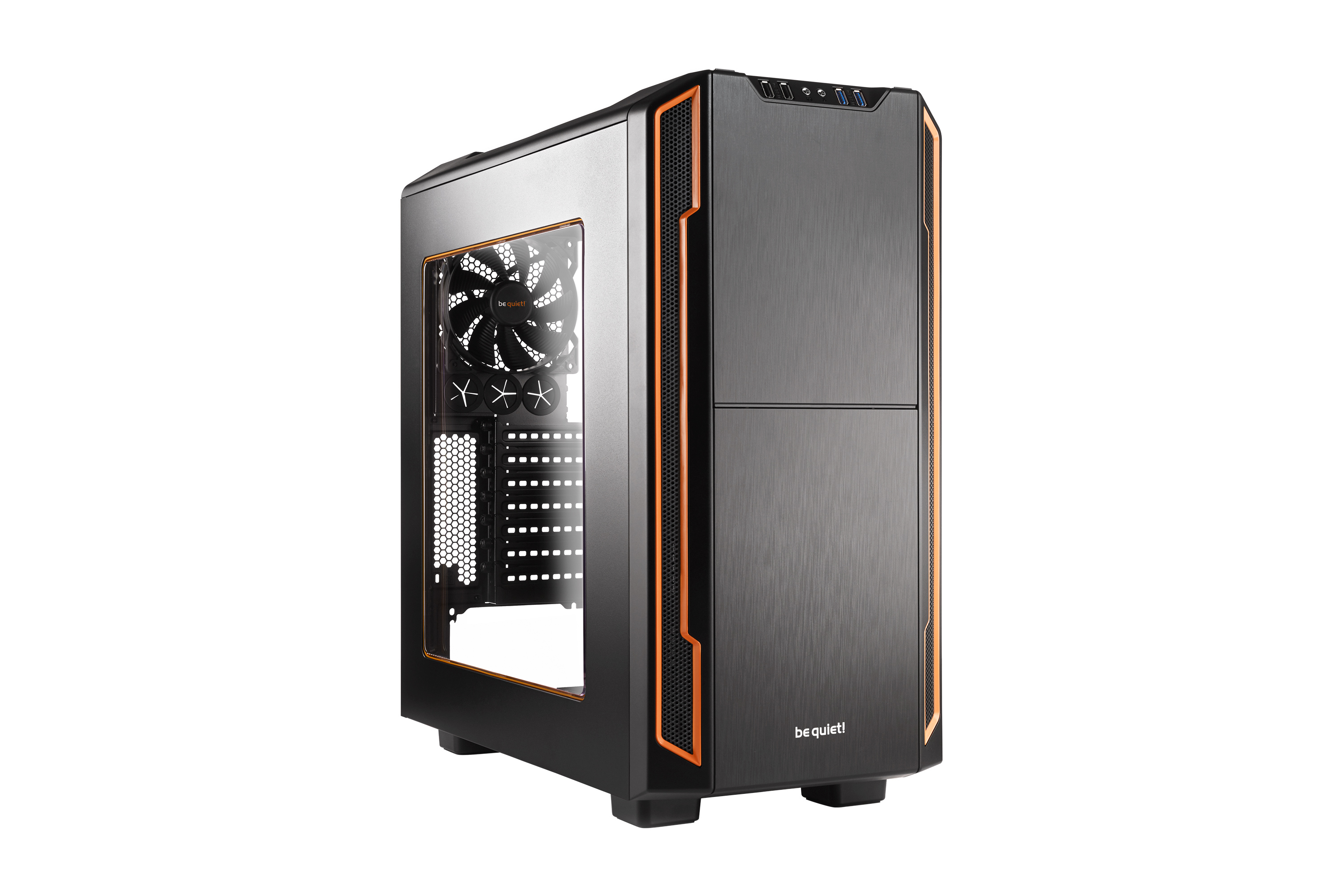 be quiet! Silent Base 600 | Window Orange | SKU CA-BGW05