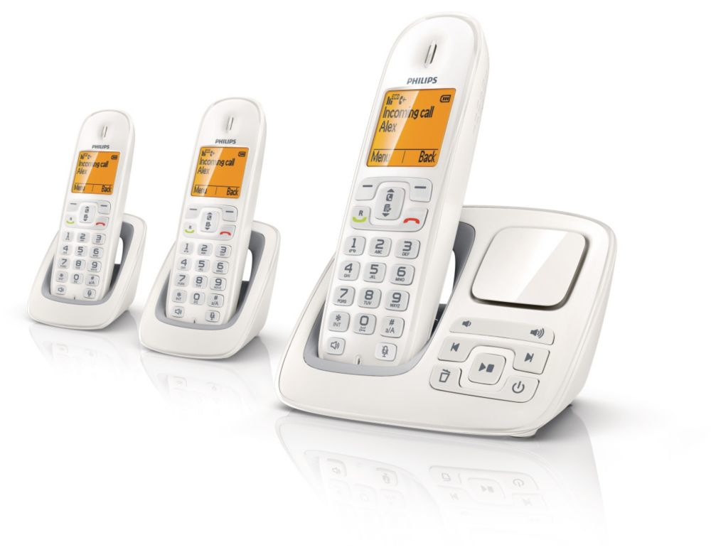Philips BeNear Cordless phone with answering machine CD2953W/05