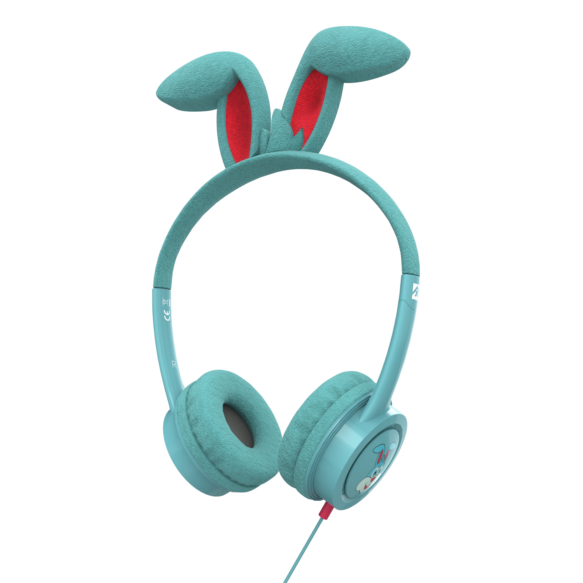 IFROGZ Headphone-Little Rockerz Costume-With Buddy Jack and Coiled Cable-FG-Bunny – image 4