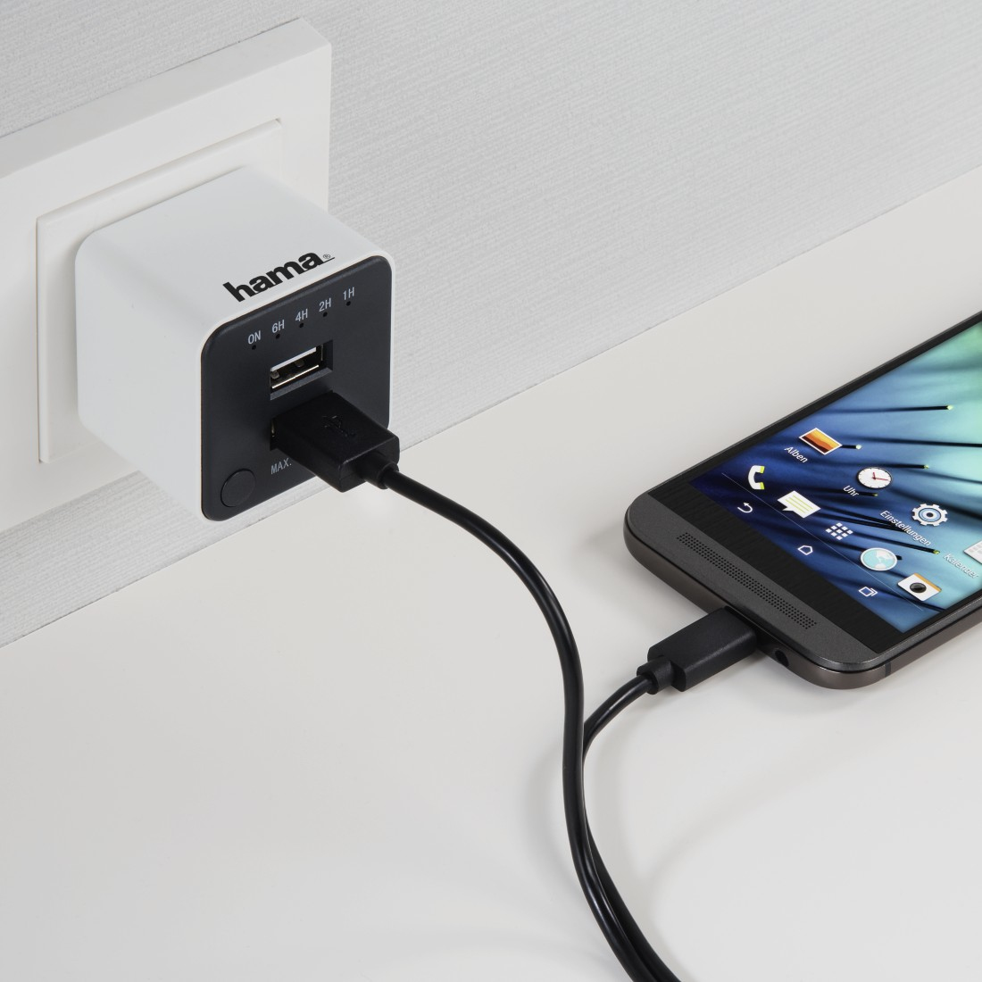 Hama 00121987 mobile device charger Universal Black, White AC Indoor – image 2