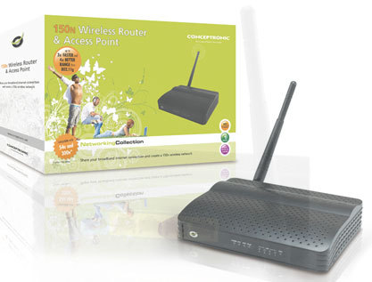 Conceptronic C150BRS4_V3 wireless router Fast Ethernet – image 3