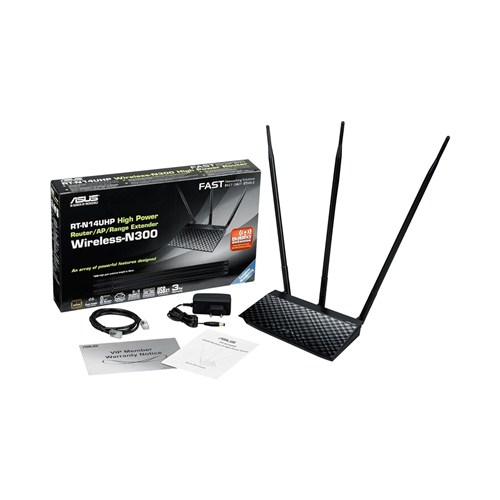 ASUS RT-N14UHP wireless router Fast Ethernet Single-band (2.4 GHz) Black, Grey, Metallic – image 4