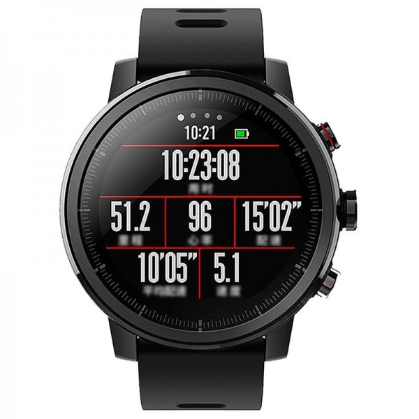 Amazfit Stratos 3.4 cm (1.34") LCD 48 mm Digital 320 x 300 pixels Touchscreen Black Wi-Fi GPS (satellite) – image 8