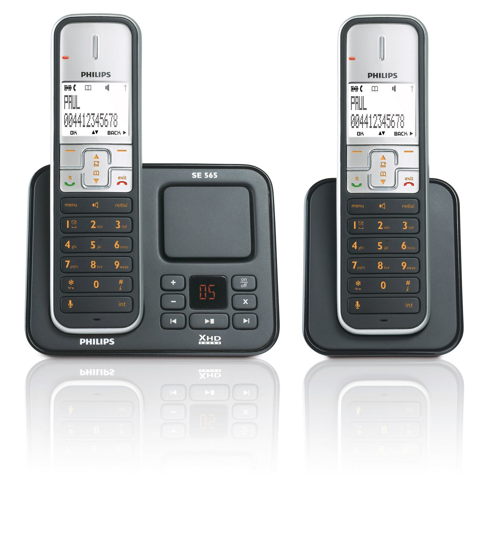 Philips Perfect sound Cordless phone with answering machine SE5652B/05