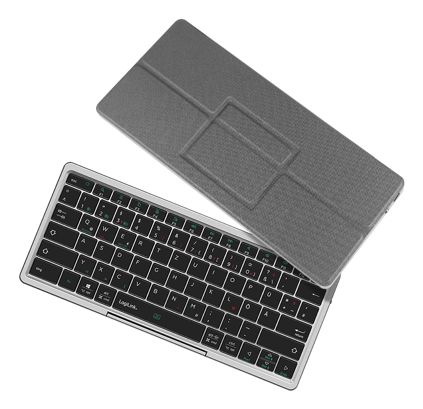 LogiLink ID0214 keyboard Home/Office Bluetooth QWERTZ German Grey – image 4