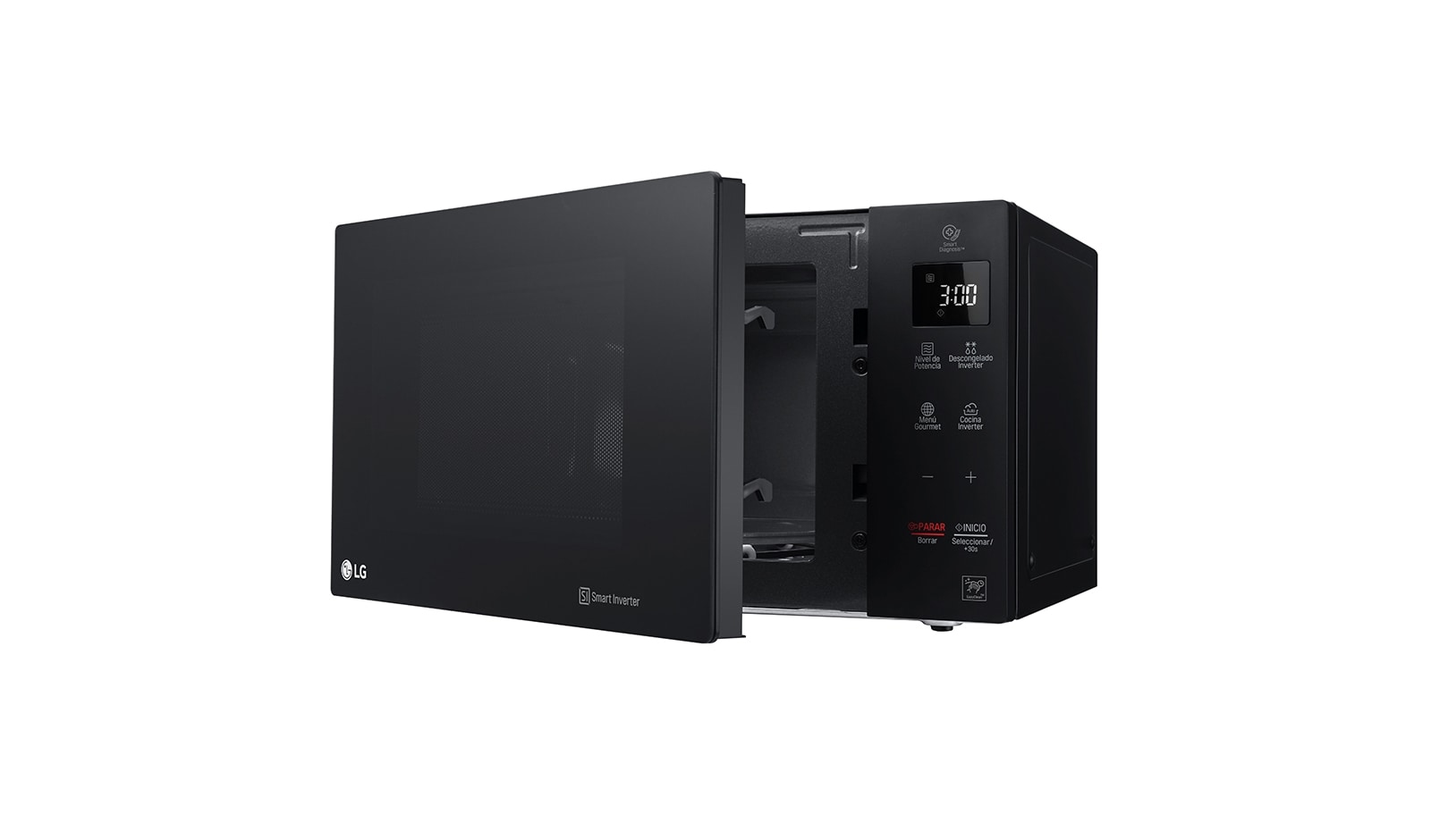 LG MS1536GIS microwave Black Grill microwave Countertop – image 4