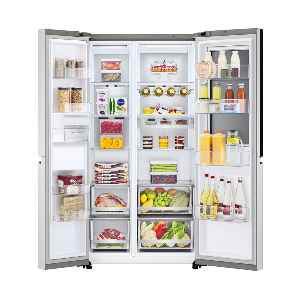 LG GC-Q257CSFS side-by-side refrigerator Freestanding – image 2