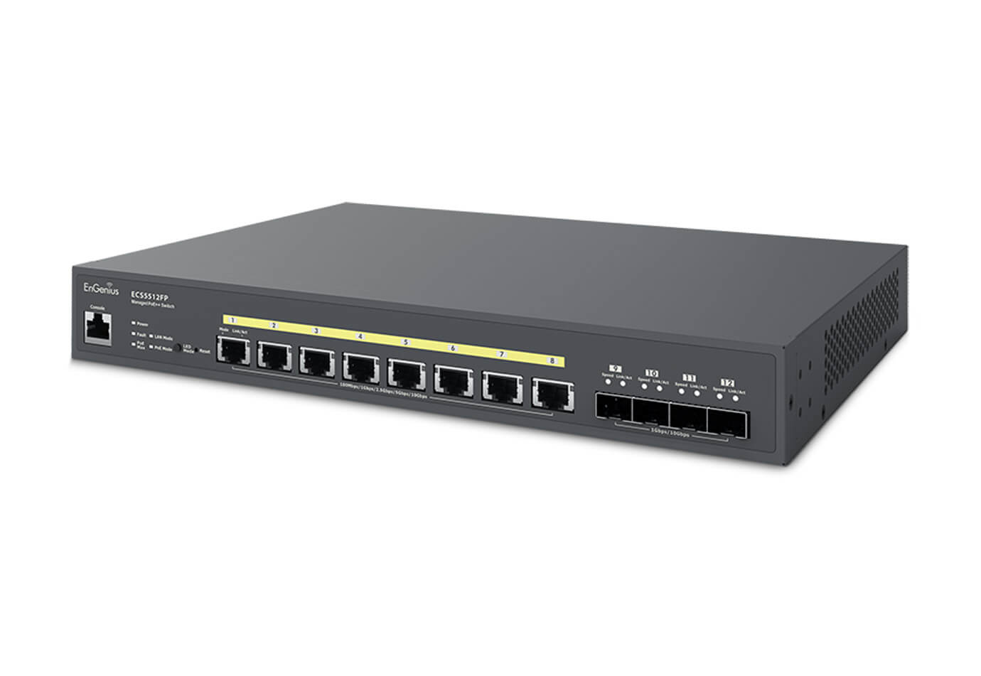 EnGenius Cloud Managed Switch 8-port 10GbE PoE.af/at/bt – image 4
