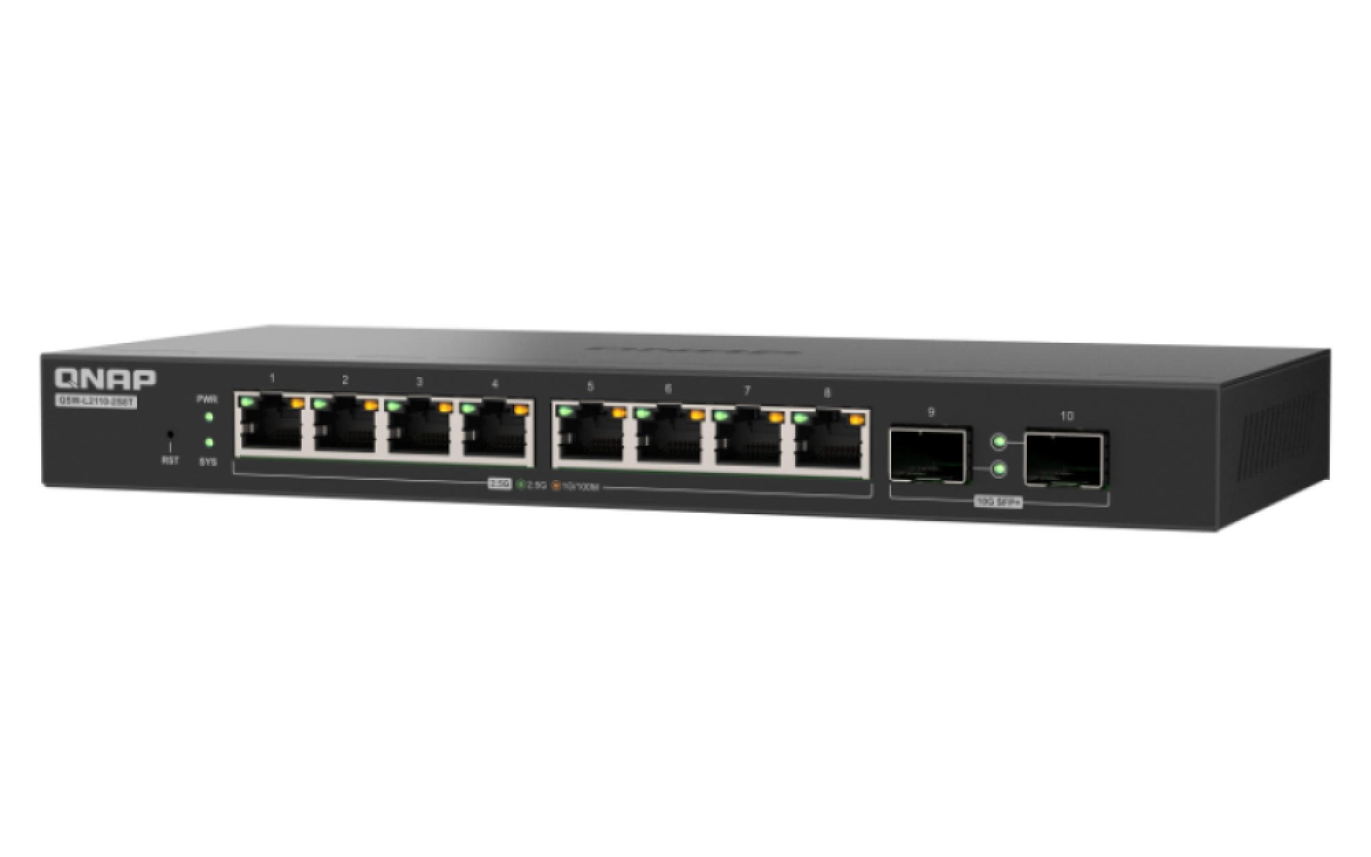 QNAP QSW-L2110-2S8T network switch Managed Desktop Black – image 5
